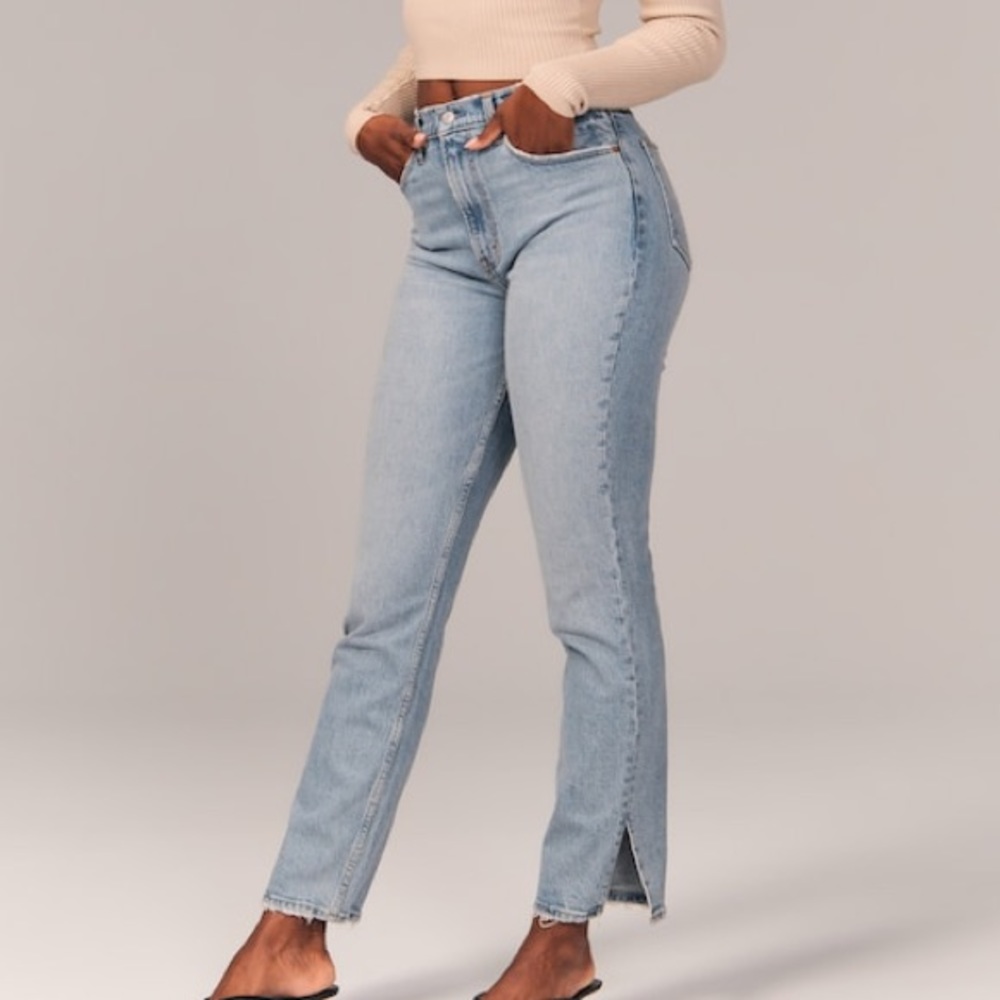 Curve Love 90s Ultra High Rise Straight Jeans